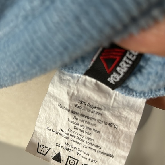 Mountain Equipment Polartek Co-Op Soft Zip T-Neck Light Blue Pullover Fleece - Picture 10 of 10